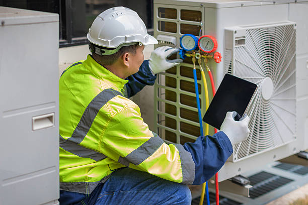 Professional Hvac Installation technician working in Hull, MA